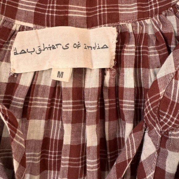 Daughters of India, poet blouse, great condition, M - Picture 5 of 5